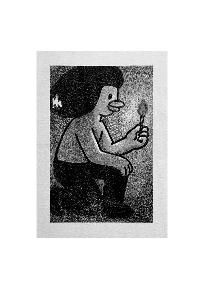 'Match up' - ORIGINAL DRAWING